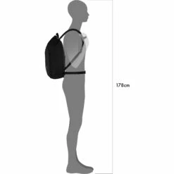 ORTLIEB Velocity - 17L Backpack - Black -Abus Shop ortlieb r4300 4 1303111