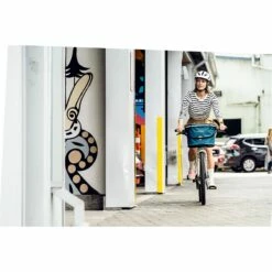 ORTLIEB Up-Town City - 17.5L Handlebar Basket - Lemon Sorbet -Abus Shop ortlieb uptown city lemon f79705 11 1128884