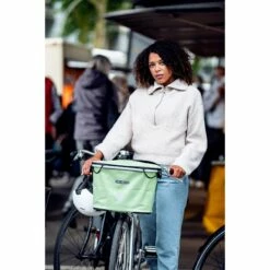 ORTLIEB Up-Town City - 17.5L Handlebar Basket - Lemon Sorbet -Abus Shop ortlieb uptown city lemon f79705 7 1128880