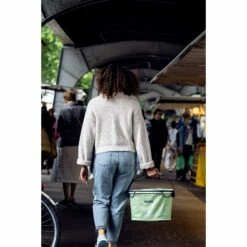 ORTLIEB Up-Town City - 17.5L Handlebar Basket - Lemon Sorbet -Abus Shop ortlieb uptown city lemon f79705 8 1128881