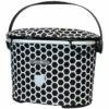 ORTLIEB Up-Town Rack Design - 17.5L Bike Basket - Honeycomb Black-white -Abus Shop ortlieb uptown design honeycomb f79801 front 3 952325