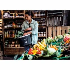 ORTLIEB Up-Town Rack Urban - Bagagedrager Fietsmand - 17.5L - Ink -Abus Shop ortlieb uptown rack urban toplock 957204 1