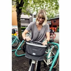 ORTLIEB Up-Town Urban - 17.5L Handlebar Basket - Ash Rose -Abus Shop ortlieb uptown urban ash rose f79904 14 1129350