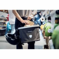 ORTLIEB Up-Town Urban - 17.5L Handlebar Basket - Ash Rose -Abus Shop ortlieb uptown urban ash rose f79904 7 1129343