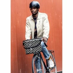 ORTLIEB Up-Town Urban - 17.5L Handlebar Basket - Ash Rose -Abus Shop ortlieb uptown urban ash rose f79904 9 1129345