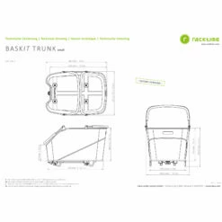 Racktime BaskIT Trunk 2.0 Small Bagagedrager Fietsmand12L - Zwart -Abus Shop racktime baskit trunk 2 small carrier basket 12l 1 11 1490849