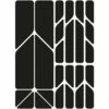 Rie:sel Design Re:flex Plus Reflecterende Sticker - Stealth -Abus Shop riesel design reflex plus reflective frame sticker set stealth 1 1448361