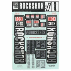 RockShox Decal Kit 35mm Stanchions/Dual Crown - BoXXer/Domain Dual Crown