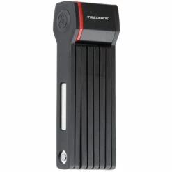 Trelock FS 280/80 TWO.GO Folding Lock - Black -Abus Shop trelock fs 280 80 two go zf 280 x move folding lock 7 1096926