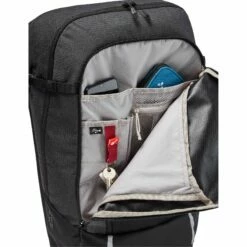 Vaude Cycle 28L II Luminum Rugzak + Fietstas - Zwart -Abus Shop vaude cycle 28 ii luminum backpack black 1 1246151
