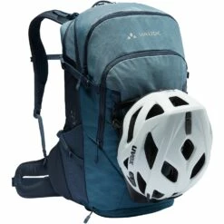 Vaude Bike Alpin 24+4 Dames Rugzak - Blue Grey -Abus Shop vaude womens bike alpin 24plus4 backpack blue grey 10 1360074
