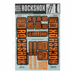 RockShox Decal Kit 35mm Stanchions/Dual Crown - BoXXer/Domain Dual Crown -Abus Shop wm rockshox decal kit 35mm stanchions dualcrown boxxer domain dualcrown orange 920426