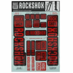 RockShox Decal Kit 35mm Stanchions/Dual Crown - BoXXer/Domain Dual Crown -Abus Shop wm rockshox decal kit 35mm stanchions dualcrown boxxer domain dualcrown rot 920430