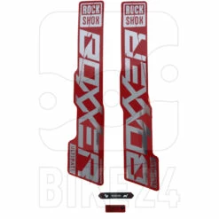 RockShox Decal Kit BOXXER SELECT+ / BOXXER ULTIMATE -Abus Shop wm rockshox decal kit boxxer select ultimate polar foil for gloss red 913214