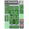RockShox Decal Kit 30/32mm Stanchions - SID/Reba/Revelation (pre MY 2018)/Sektor /Recon/XC32/30 Gold/30 Silver/XC30 -Abus Shop wm rockshox decalkit 30 32mm stanchions sid reba revelation neo5green 918186