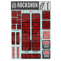 RockShox Decal Kit 30/32mm Stanchions - SID/Reba/Revelation (pre MY 2018)/Sektor /Recon/XC32/30 Gold/30 Silver/XC30 -Abus Shop wm rot 924901