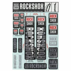 RockShox Decal Kit 30/32mm Stanchions - SID/Reba/Revelation (pre MY 2018)/Sektor /Recon/XC32/30 Gold/30 Silver/XC30 -Abus Shop wm weiss 924900